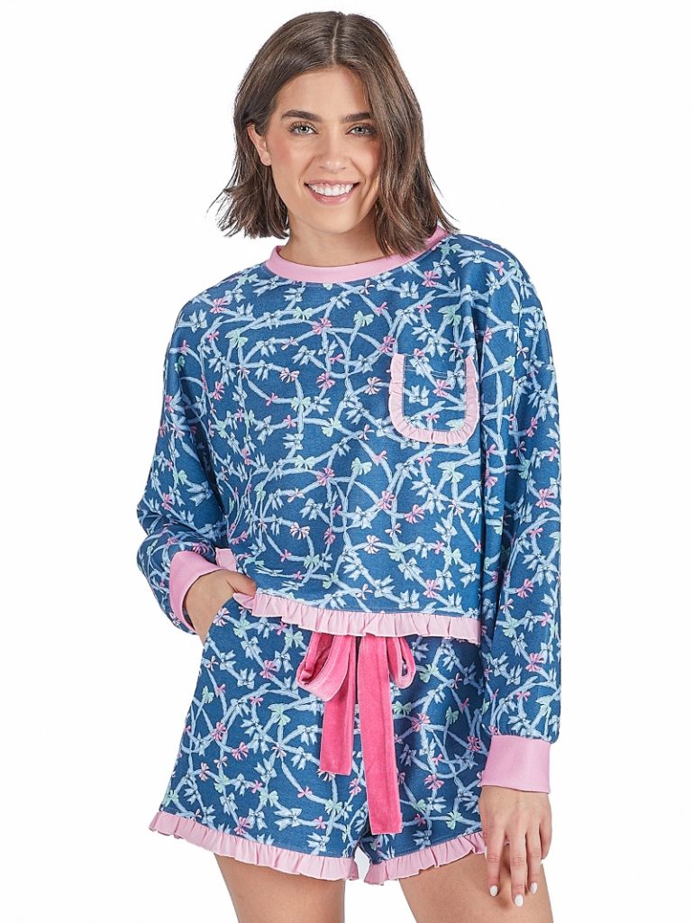 Simply Southern Ruffle PJ Set - Ribbon