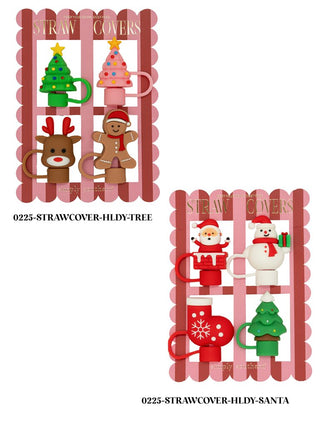 Holiday Straw Toppers