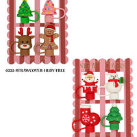 Holiday Straw Toppers