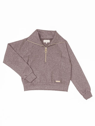 Simply Southern Violet Top - Gray