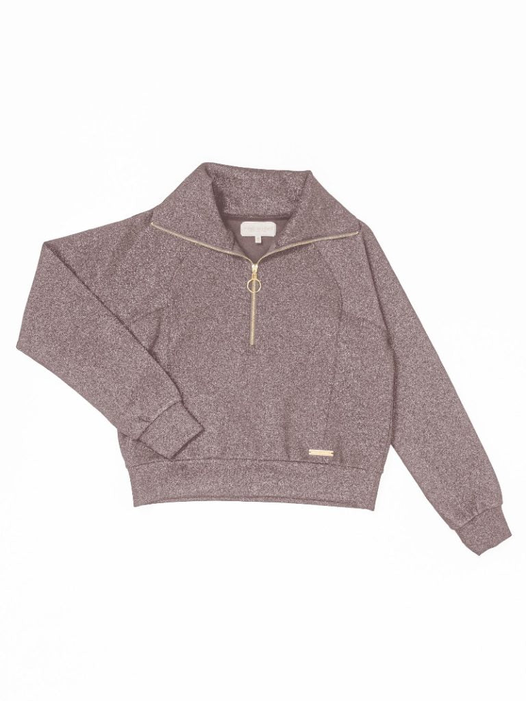 Simply Southern Violet Top - Gray
