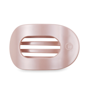 Flat Round Clip - Pearly Pink