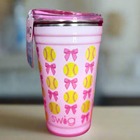 Party-Ready! 🥳🥤 Show your spirit with pink bows & yellow softballs! 🥎 Our stackable 24oz Insulated Party Cups feature an EZ Slider Lid for bigger, faster sips!


SWIG PARTY CUP