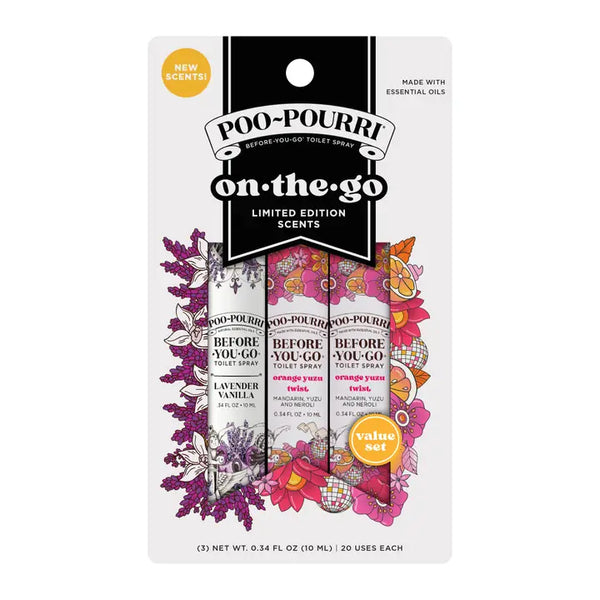 Poo-Pourri On The Go - Spring 2025
pack of 3