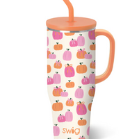 Pumpkins and Bows - Mega Mug 40oz
