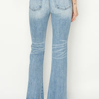 High-Rise Vintage Frayed Bootcut Jean - Light