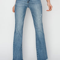 High-Rise Vintage Frayed Bootcut Jean - Medium