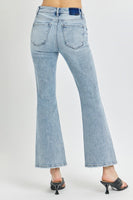 High-Rise Ankle Flare Jeans - Light
