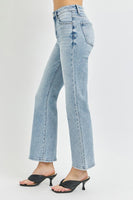 High-Rise Ankle Flare Jeans - Light
