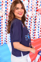 Red White & Bowtiful Top
