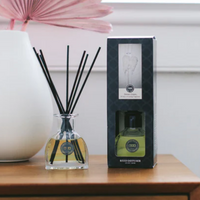 Powerful fragrance in a neutral glass vase makes a Bridgewater Reed Diffuser the perfect complement to your home décor. Our fiber reeds provide twice the fragrance of traditional rattan reeds with no need to flip!
