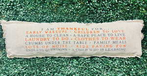 Get two seasons in one with the Mud Pie Reversible Long Fall/Christmas Pillow! One side features cozy fall-theme, while the other brings festive holiday cheer—just flip it to match the season. With its long rectangular shape, it's perfect for layering on a couch, bench, or bed. A stylish and practical way to transition your home décor from autumn to Christmas with ease!