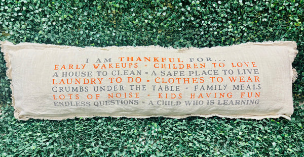 Get two seasons in one with the Mud Pie Reversible Long Fall/Christmas Pillow! One side features cozy fall-theme, while the other brings festive holiday cheer—just flip it to match the season. With its long rectangular shape, it's perfect for layering on a couch, bench, or bed. A stylish and practical way to transition your home décor from autumn to Christmas with ease!