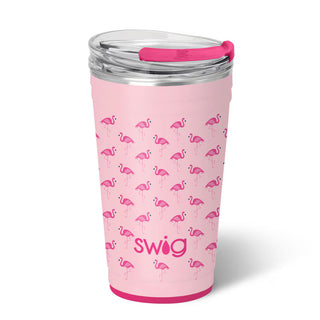 Party Cup 24oz - Flamingos