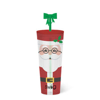 Mr Claus Plastic Tumbler 24oz