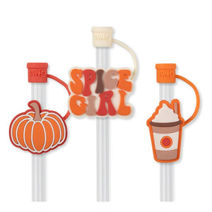 Pumpkin Spice Girl - Straw Topper Set