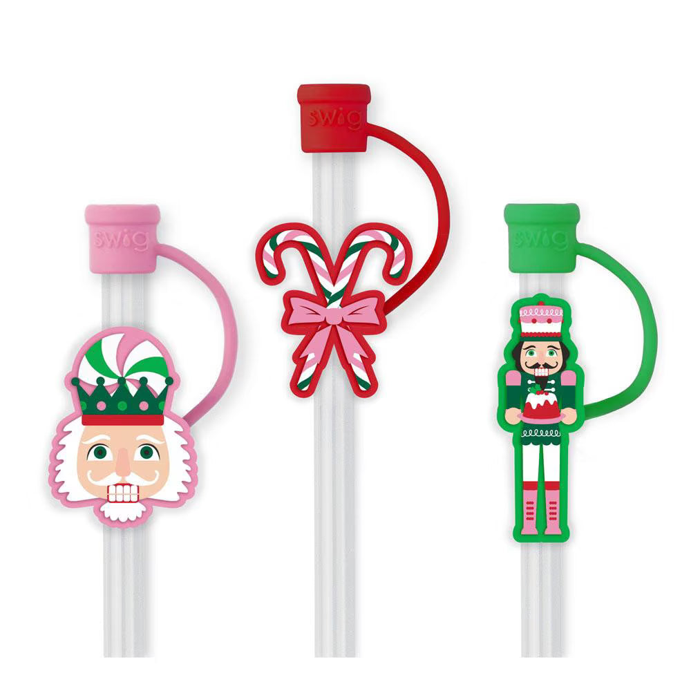 Sugar Plum Soldiers Straw Topper Set