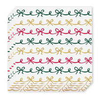 Christmas Bows Cocktail Napkins
