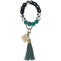 Silicone Beaded Bracelet Key Chain - Fur Mama
