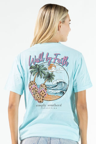 Faith (Leopard Flip Flop) Tee