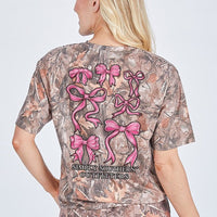 Pink Bows Camo Tee