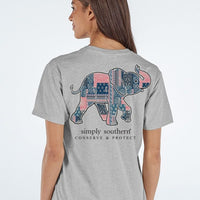 Track Elephant Patch Tee