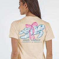 Youth Track Turtle Roses Tee