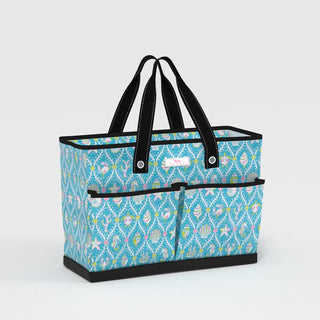 Ben Pocket Tote - Aqua La Vista