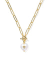 Sasha Heart Gold Chain Pendant Necklace