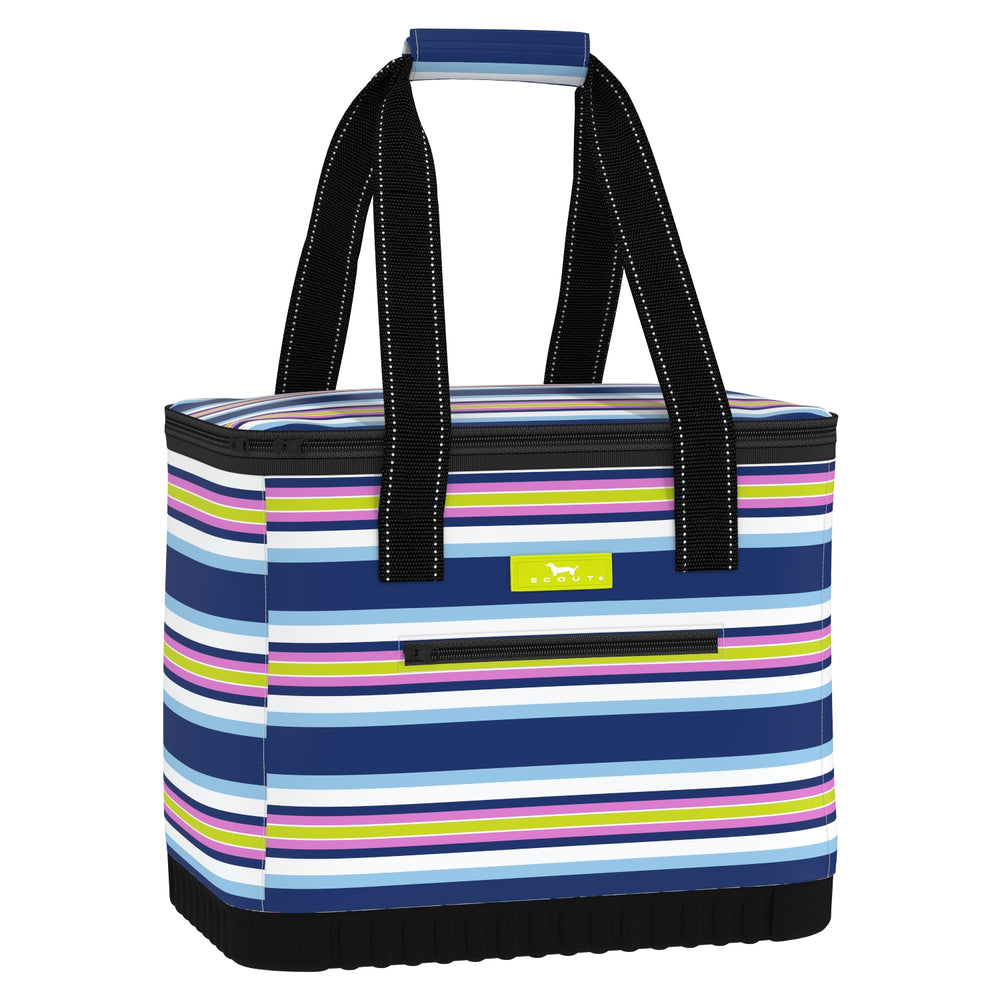 Comfortably bring the whole party. This spacious soft cooler is built to carry it all — and carry it comfortably. With room for up to 30 cans (plus ice packs), it’s perfect for beach days, tailgates, road trips, and picnics. A hard, burst-proof bottom handles any terrain, while soft, insulated sides make it lighter and easier to tote than bulky hard-sided coolers.