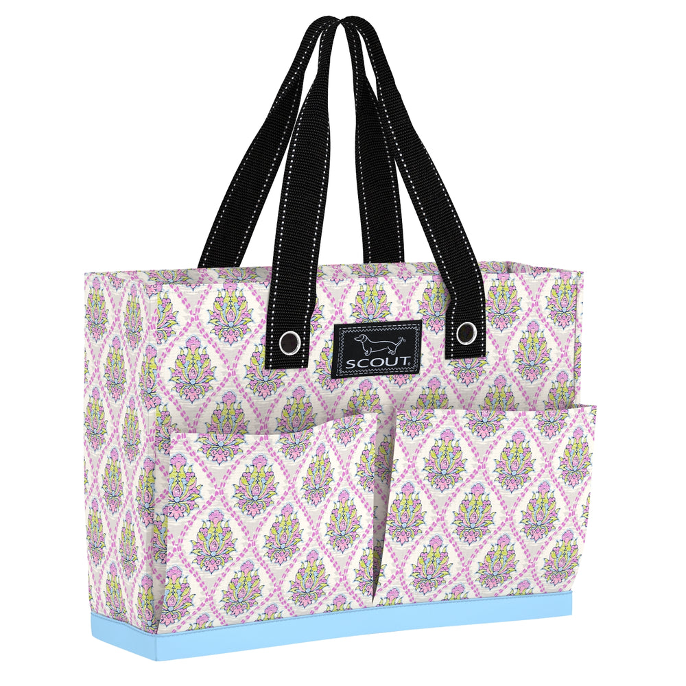 A slim, structured, sturdy personal bag. Designed for real life and built to last, this slim-profile bag hugs close to the body while fitting everything you need to power through your day—laptop, files, water bottle, lunch, and more. With four roomy exterior pockets and a zip-top option, it’s a favorite among moms, teachers, nurses, and students alike.