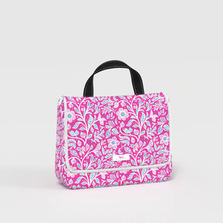 Scout Bag
Beauty Gordito - Primrose & Proper
Print - Pink background with white floral with periwinkle detail in flower
