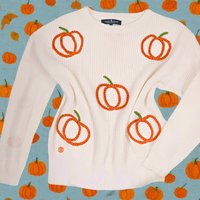 Knit Sweater - Pumpkins