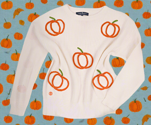 Knit Sweater - Pumpkins