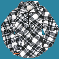 Everyday Pullover - White Plaid