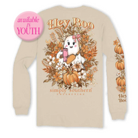 Youth Boo Long Sleeve Tee