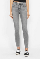 Midrise Tummy Control Grey Skinny
