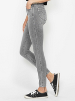 Midrise Tummy Control Grey Skinny
