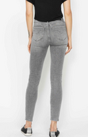 Midrise Tummy Control Grey Skinny
