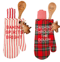 Christmas Oven Mitt Towel Set
