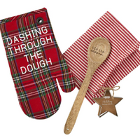 Christmas Oven Mitt Towel Set