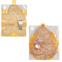 Christmas Board & Cheese Paper Set