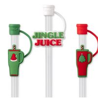 Christmas Mega Mug - Straw Topper Set