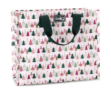 Tinseled Trees Reusable Bag - Medium