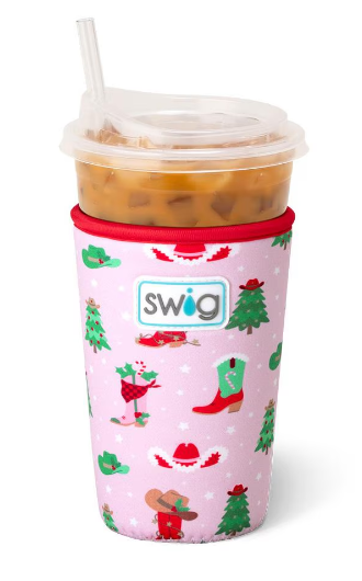 Howdy Holidays - Iced Cup Coolie 22oz