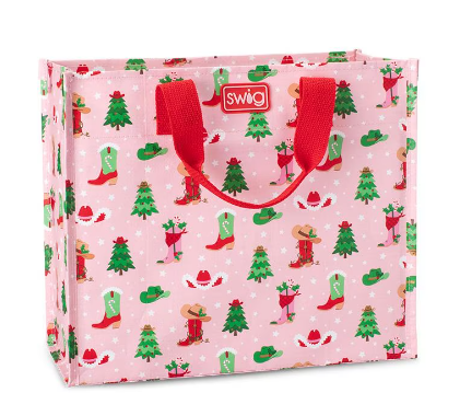 Howdy Holidays Reusable Bag - Medium