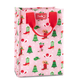 Howdy Holidays Reusable Bag - Tall