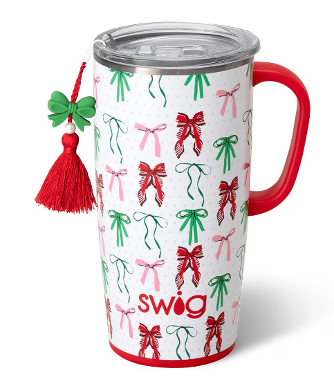 Ribbons and Bows - 22oz Travel Mug