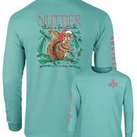 Nutty Fruitcake Squirrel Long Sleeve Tee