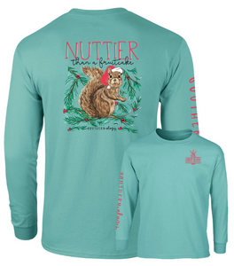 Nutty Fruitcake Squirrel Long Sleeve Tee